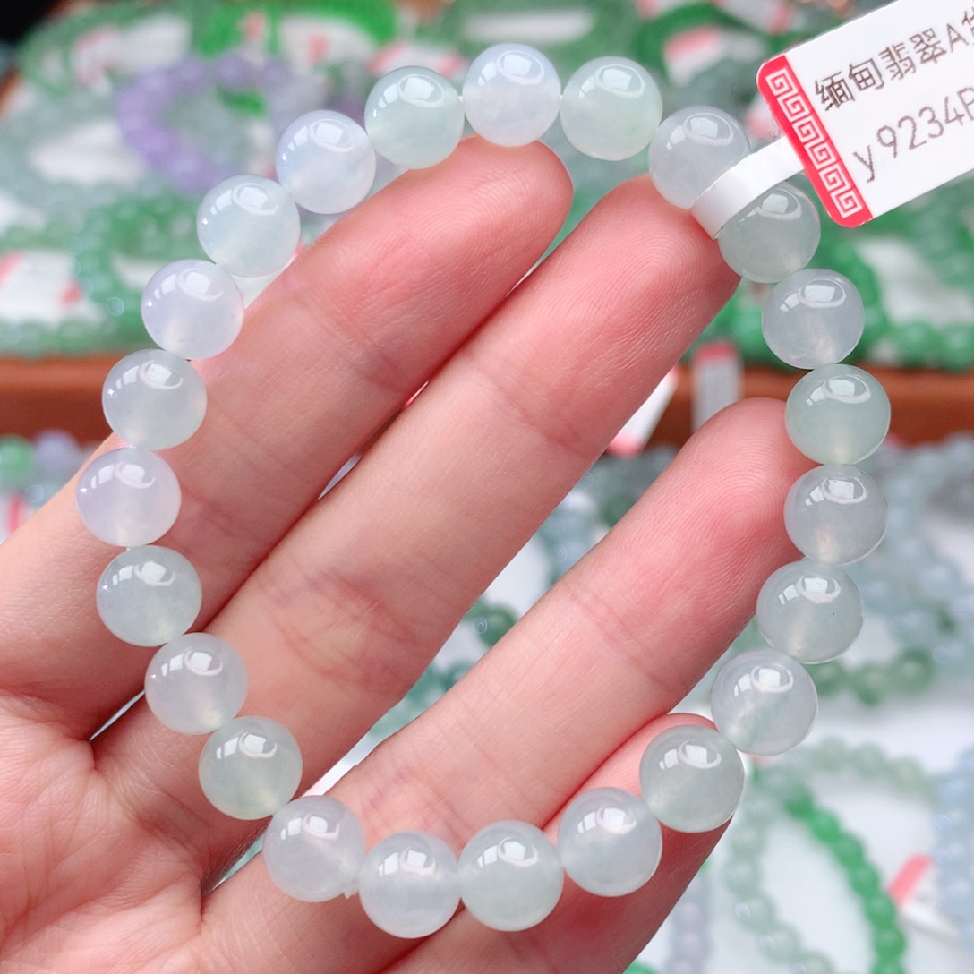 翡翠手链未镶嵌翡翠8mm