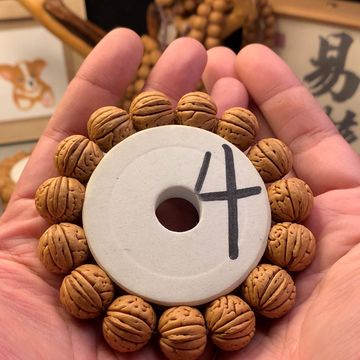 【闪购商品】桃核手串【金鱼肚】1.9桃核手串