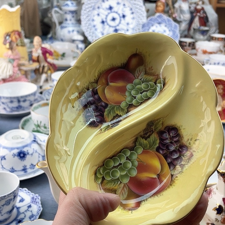 中古欧瓷瓷器小房子