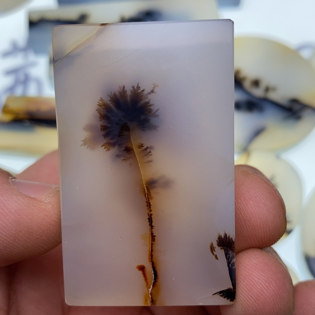 玛瑙/玉髓牌子足银镀金镶嵌