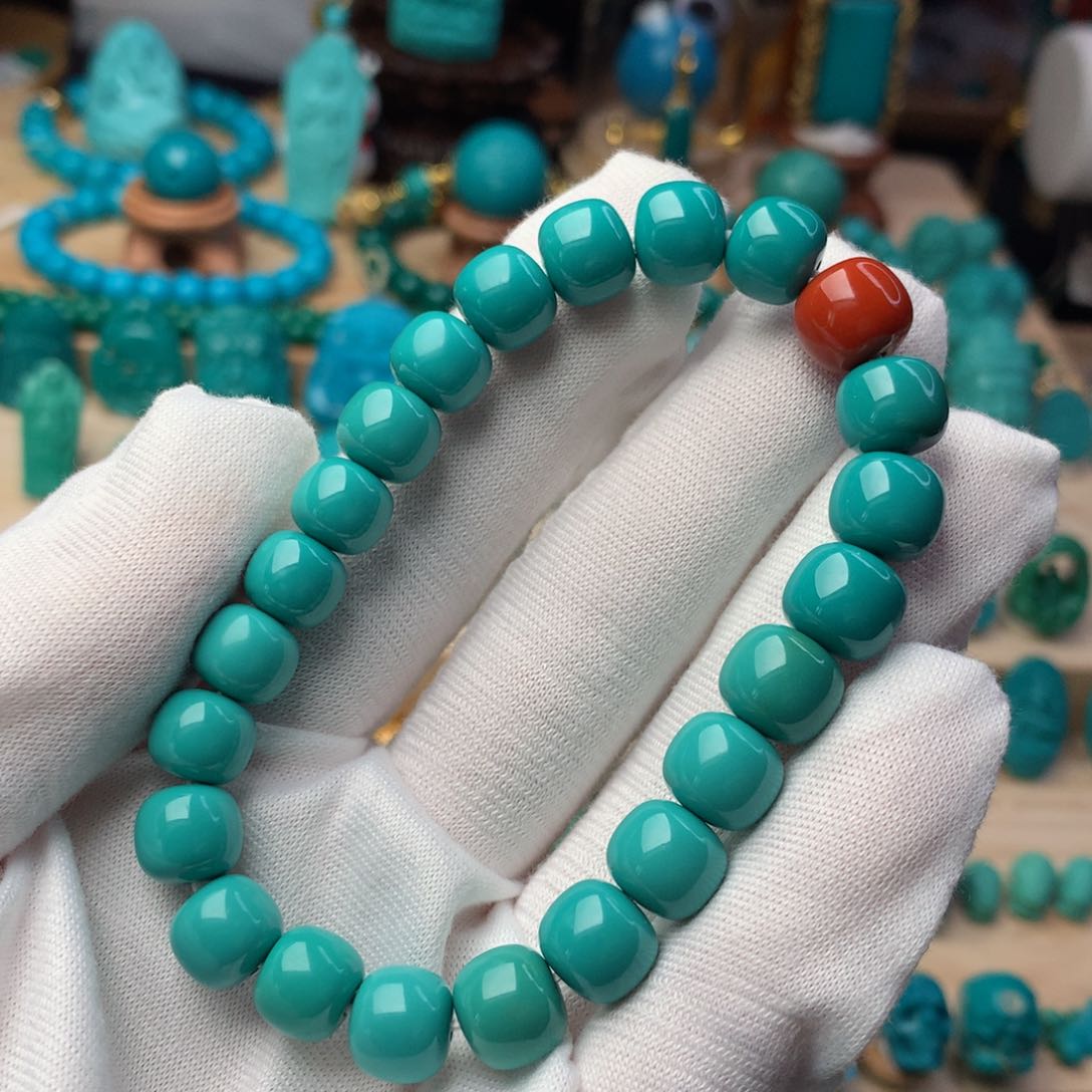 绿松石珠宝奇石未镶嵌