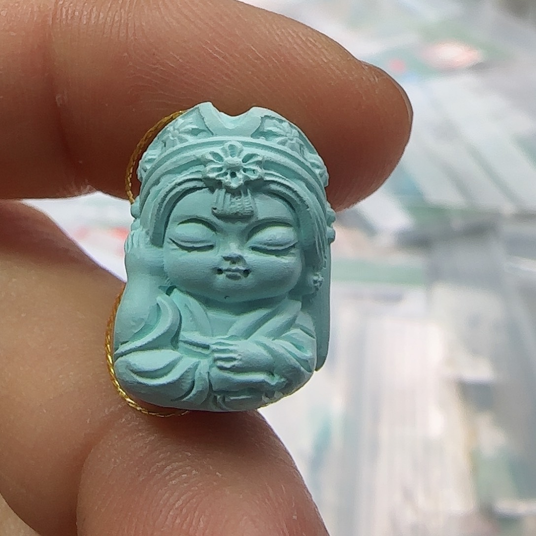 绿松石珠宝半成品未镶嵌