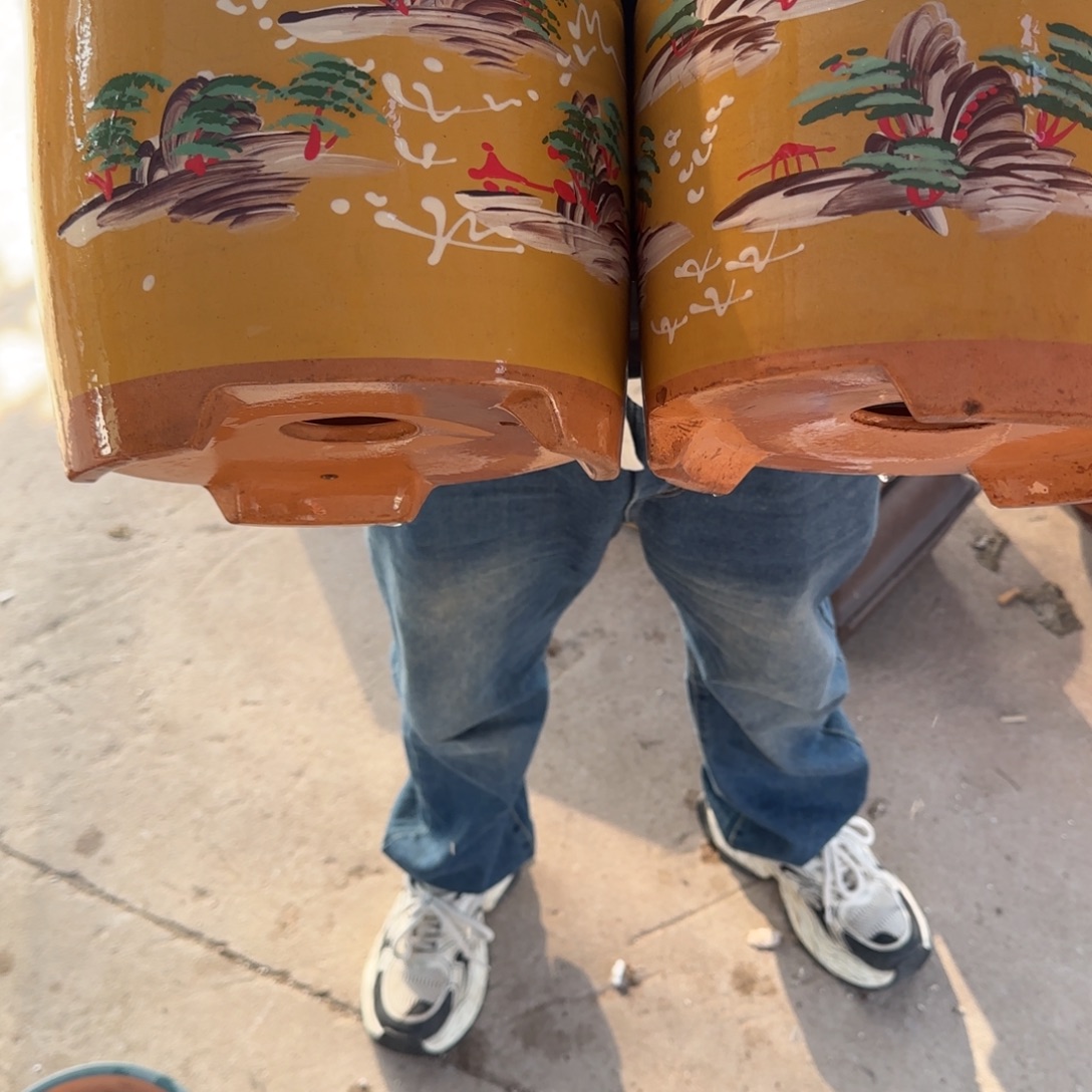 紫砂花盆口径17.13口径