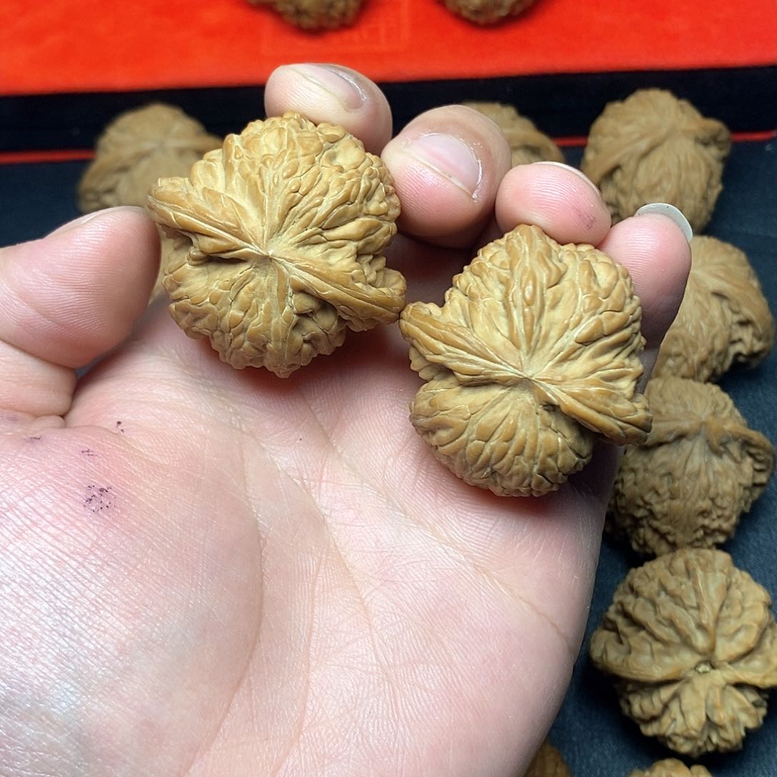 文玩核桃把件耶*40对歪