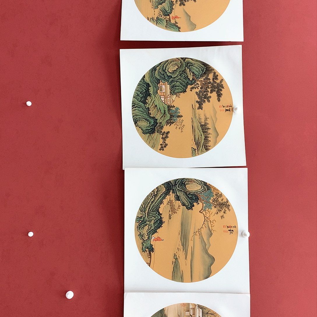 国画国画作品欣赏三尺斗方四张