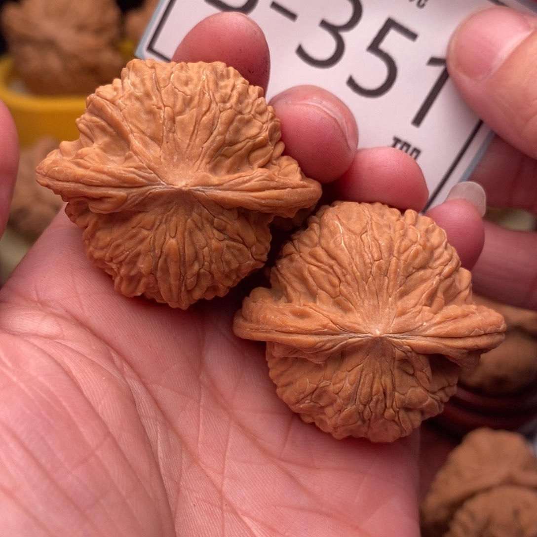 文玩核桃把件磨盘40