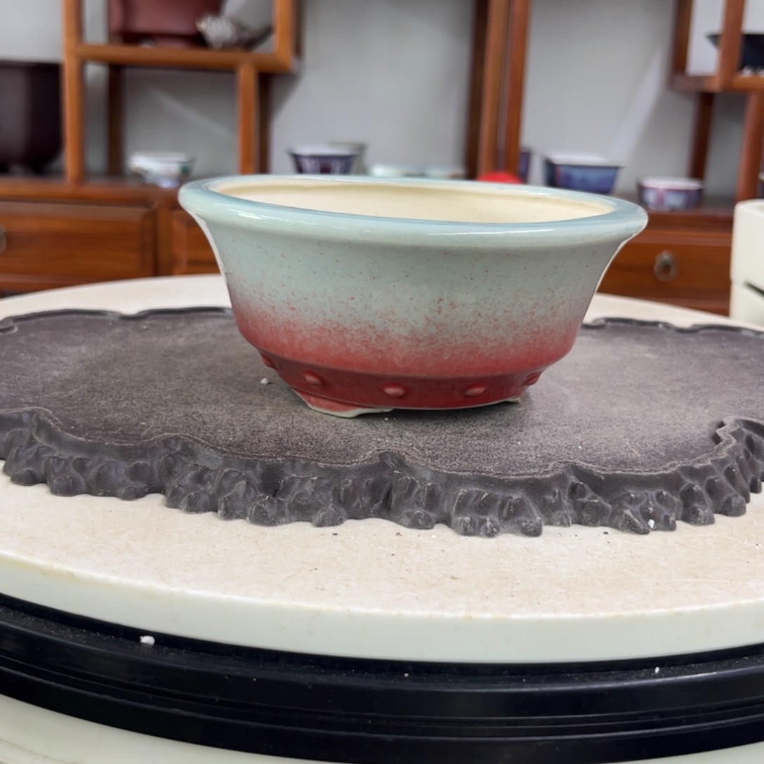 紫砂花盆瑕疵6.5-15。。z