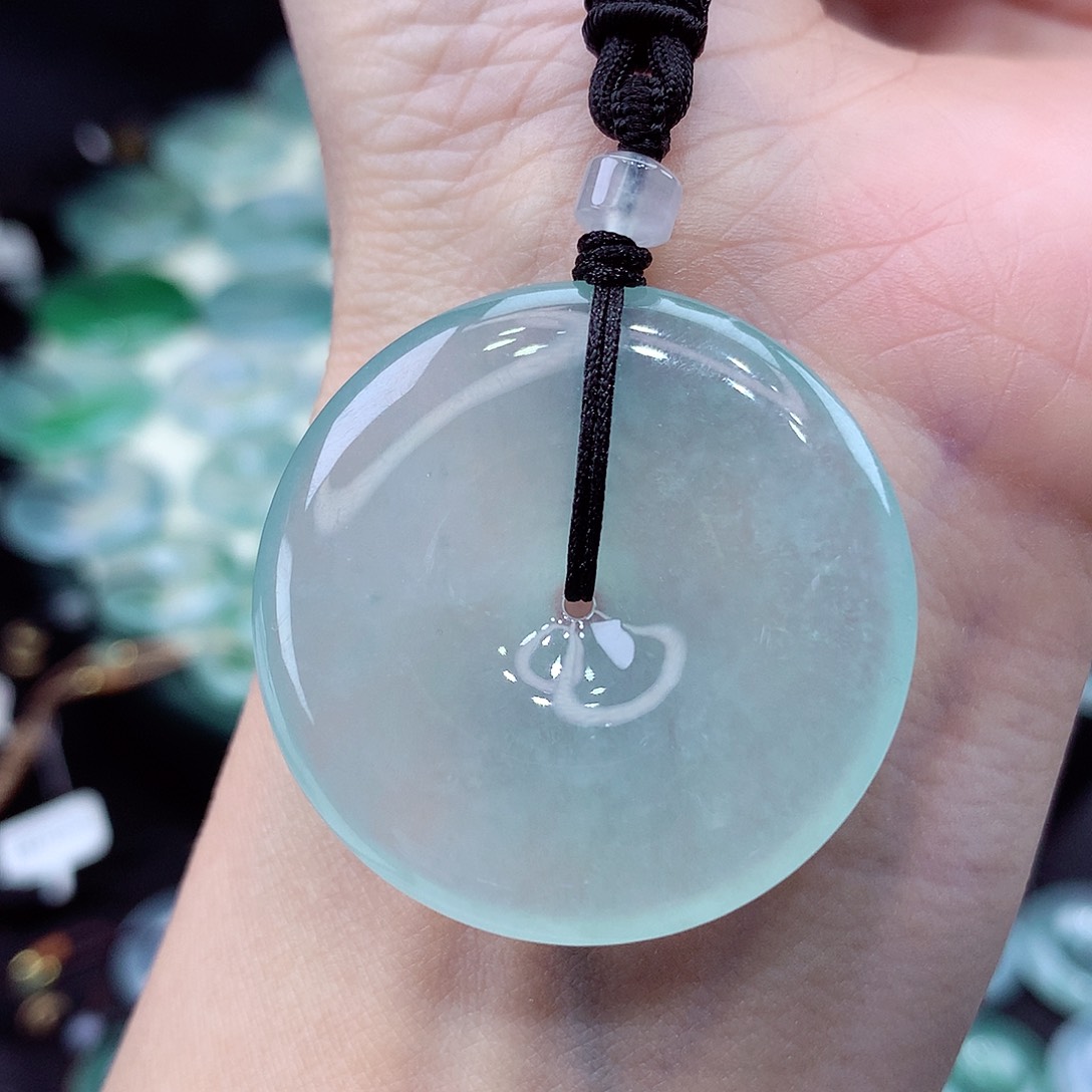 颈饰未镶嵌翡翠编号23尺寸35.7-5.9