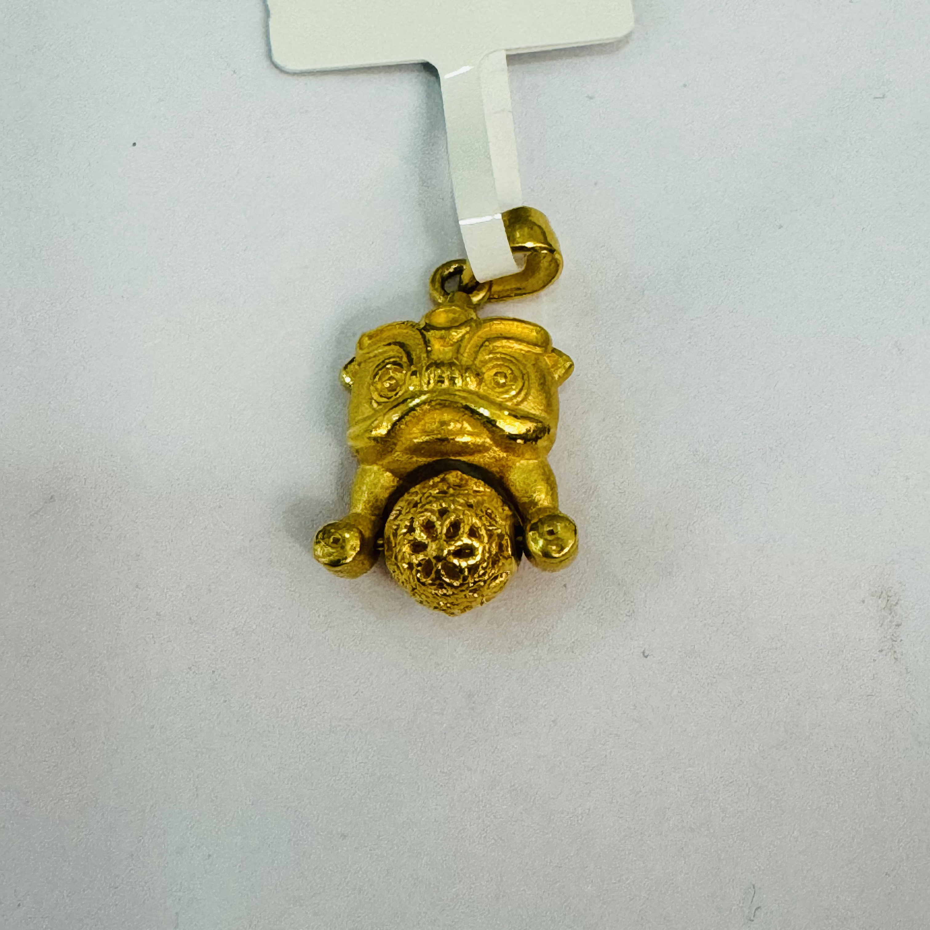 【北北专享】足金999饰品醒狮绣球吊坠 3.28 GP