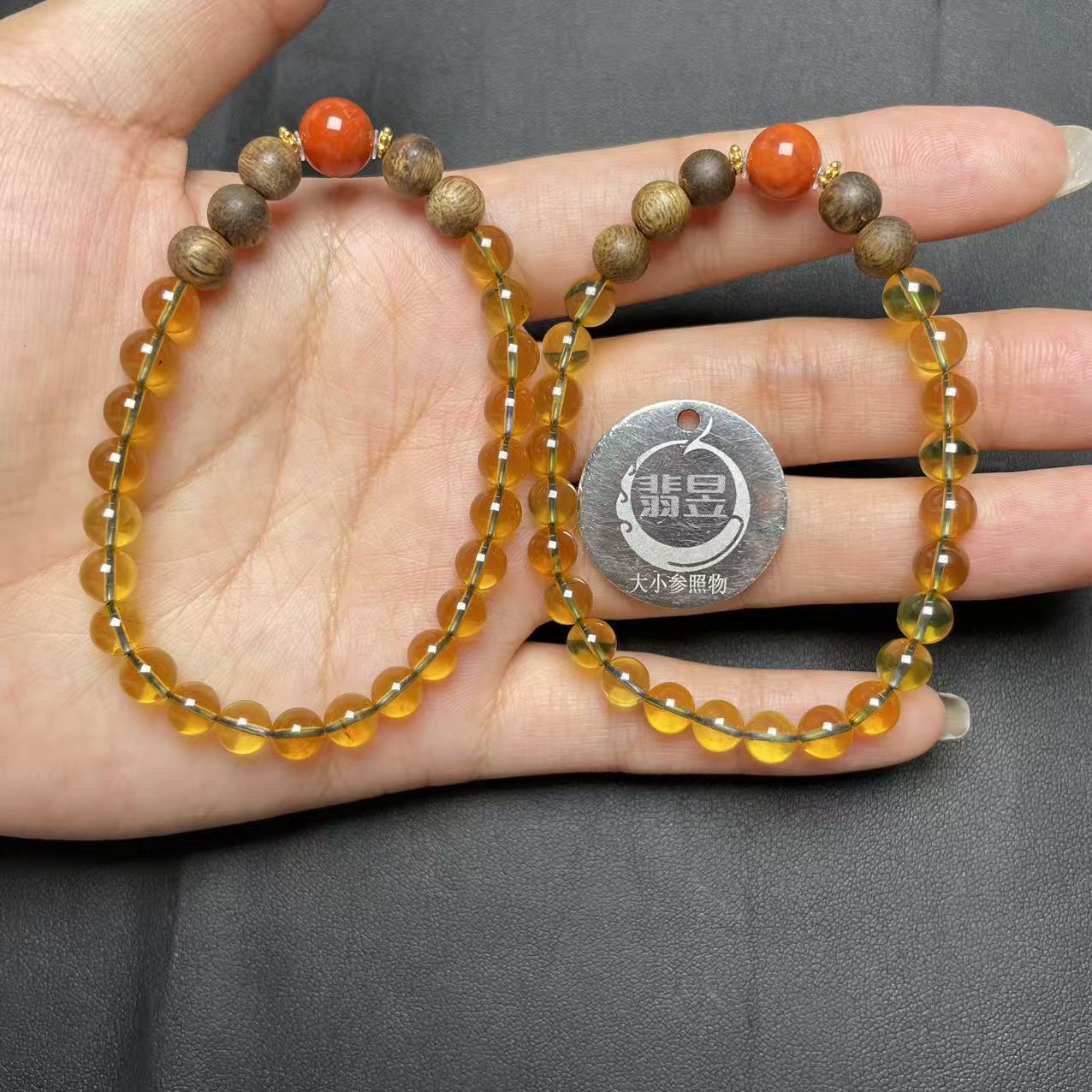 翡昱-SH29-60002-琥珀手串/约6/约21颗/-多样性发其一