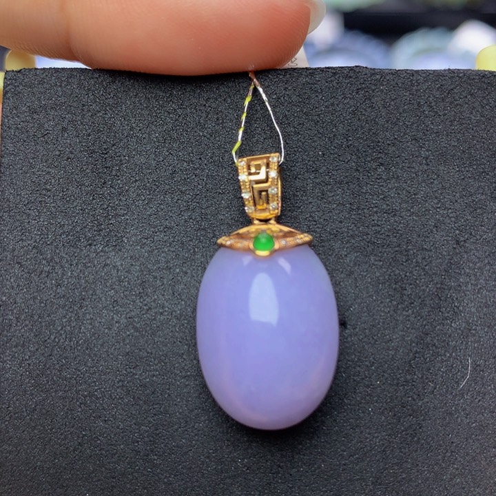 翡翠手链18K金镶嵌翡翠