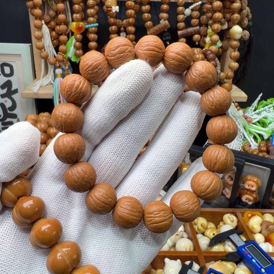 核***奶吊坠猴头核桃聚宝盆