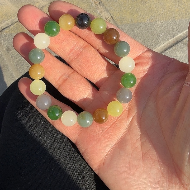 和田玉未镶嵌手链