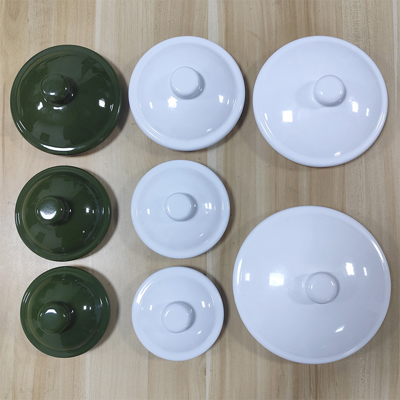 加厚款】搪瓷杯盖子搪瓷缸子盖珐琅杯子水杯盖子8/9/10/12/14/16cm