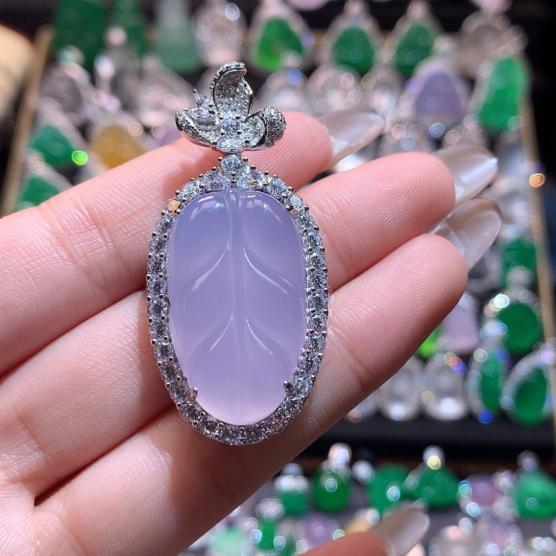 玛瑙/玉髓颈饰银S925镶嵌