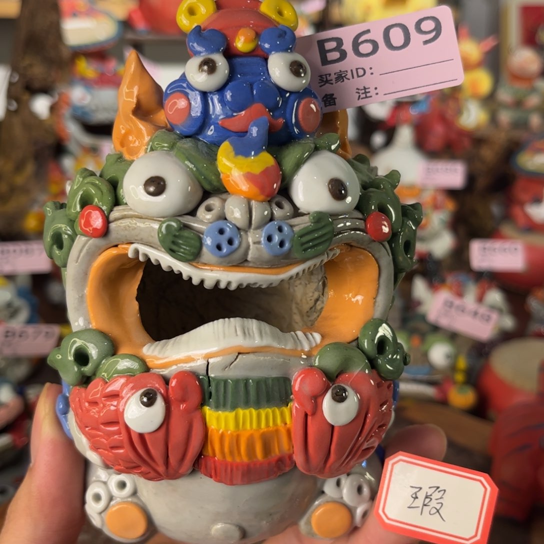 泥塑纯手工茶宠摆件