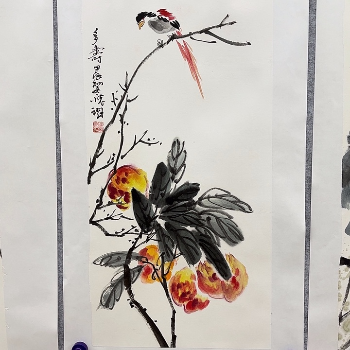 国画花鸟等多种鸟类和鸟类为