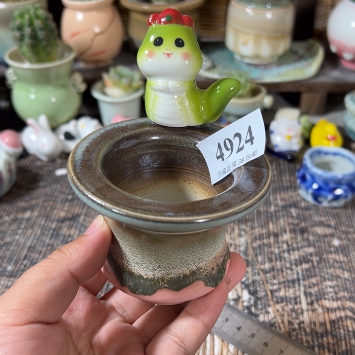 口5 手工花盆满30包邮