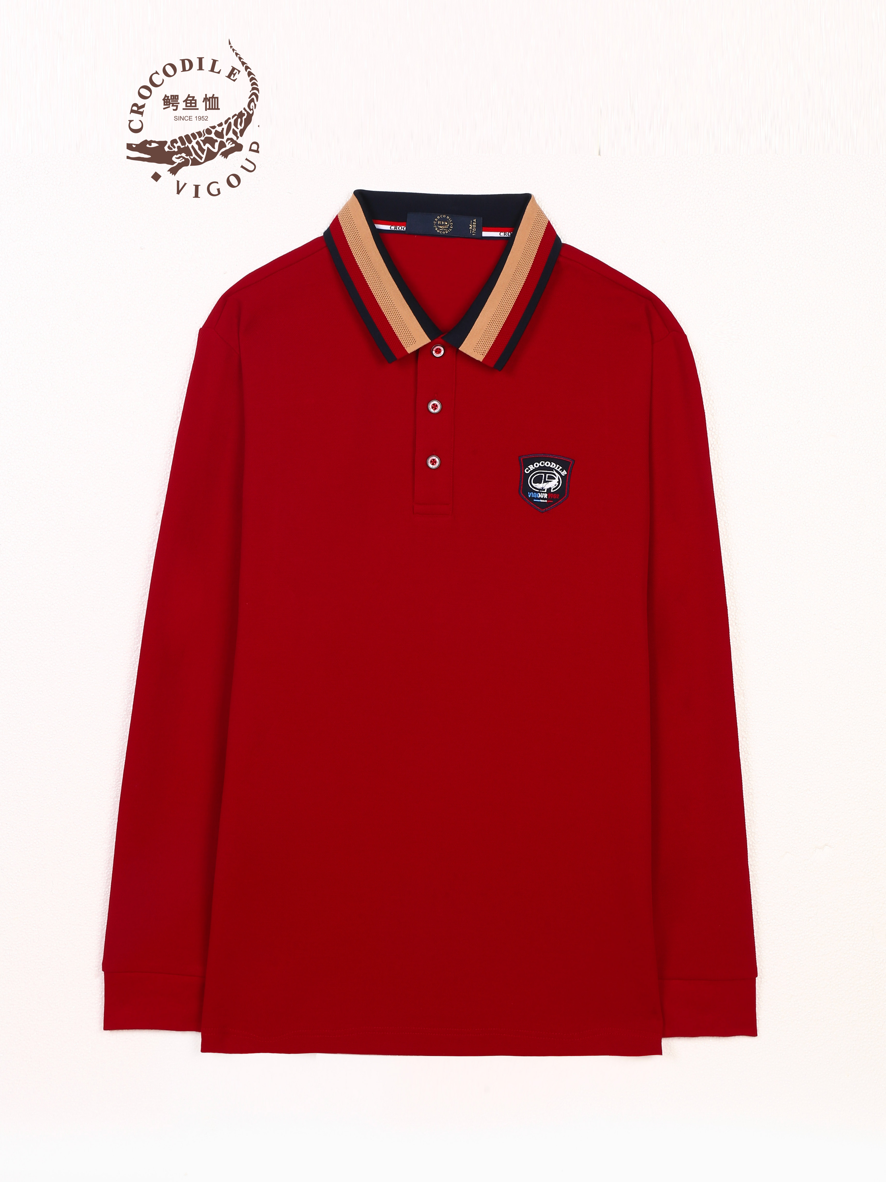 【香港鳄鱼恤】25秋冬新款专柜正品男士秋冬瑞士棉高端T恤13026