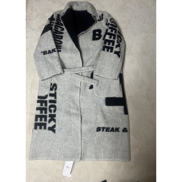 妃鱼/思琳/羊皮/剪羊毛/大衣/95新/M一二七