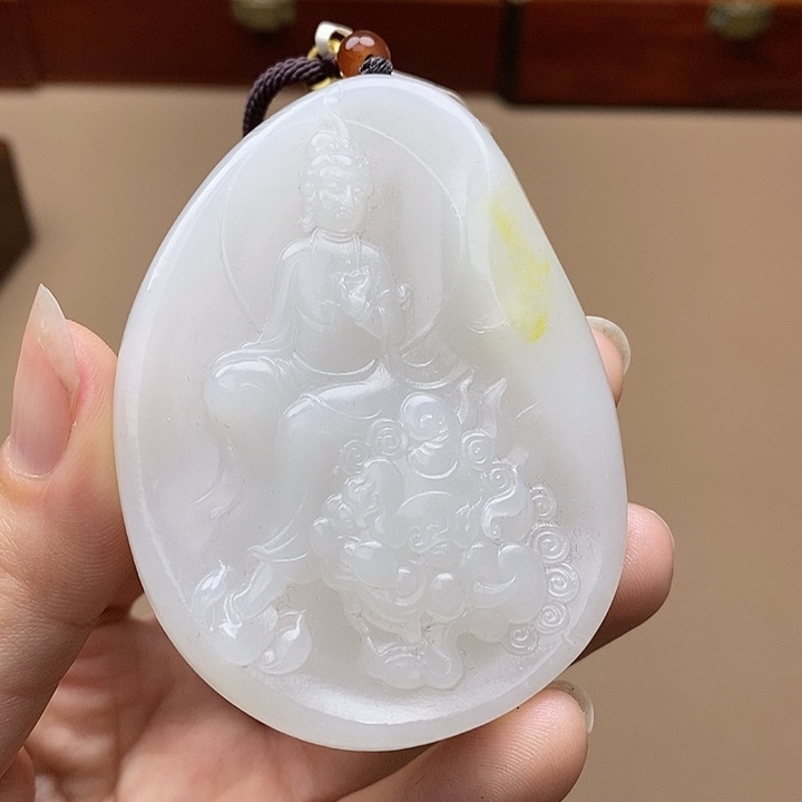 和田玉挂件未镶嵌F