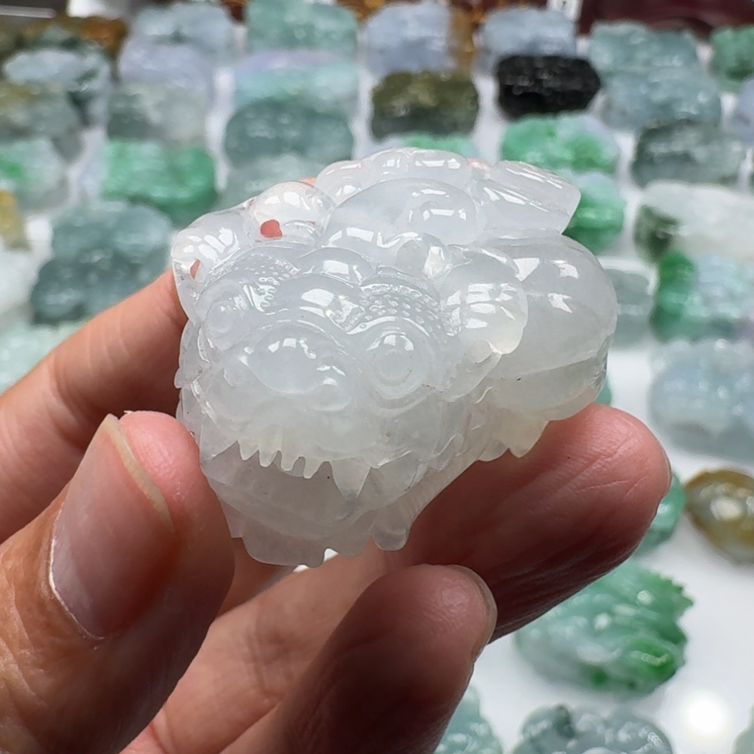 翡翠未镶嵌挂件貔貅