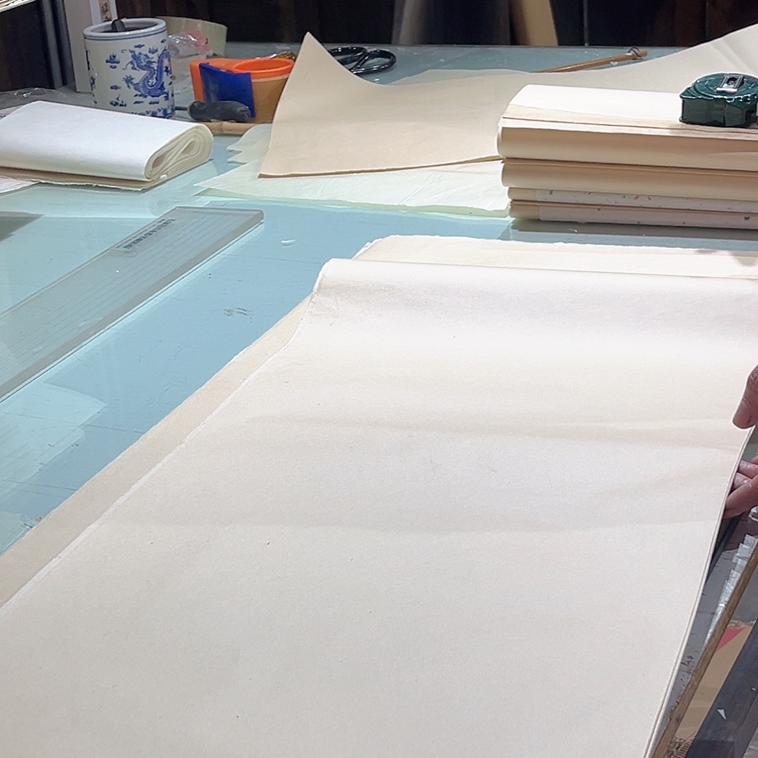 四尺四开冬竹。     