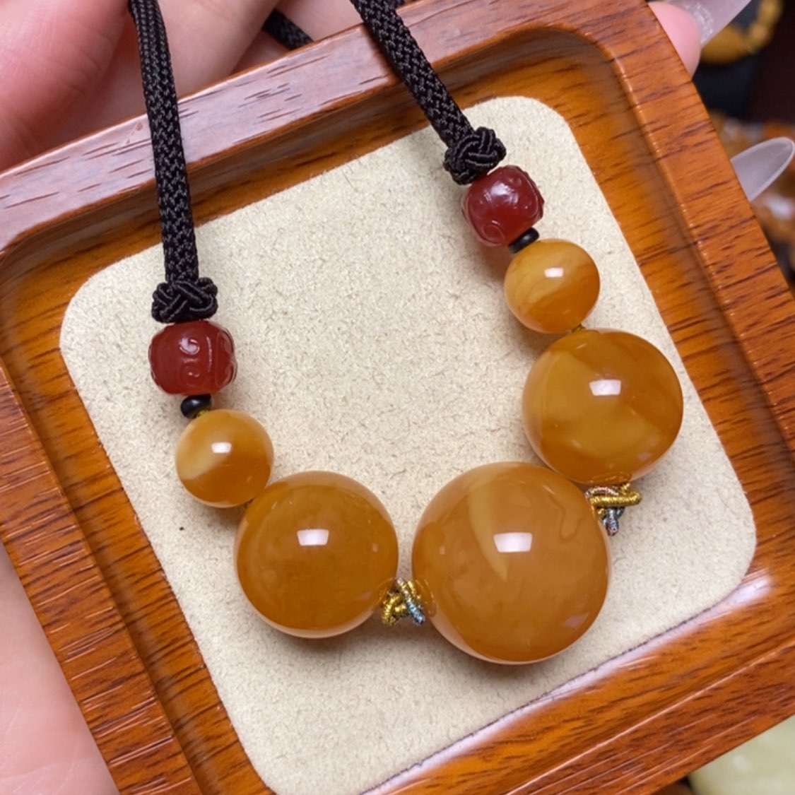 【闪购商品】未镶嵌颈饰蜜蜡项链