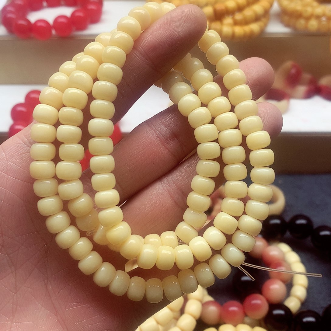 牛骨手串/手链0.8陈化牛骨108