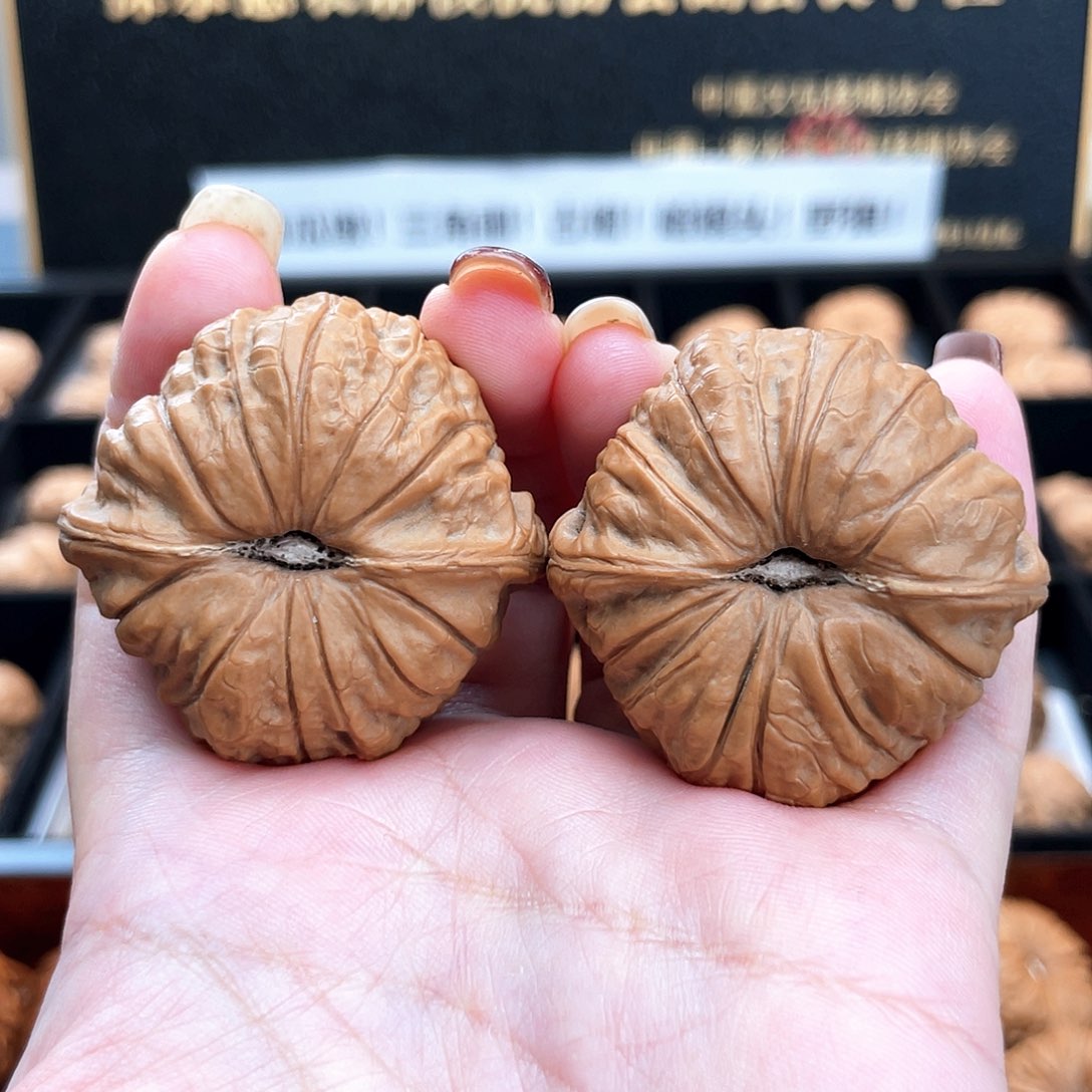 把件文玩核桃小*42毕业级s6近圆蝴蝶肩无质量问题不退不换