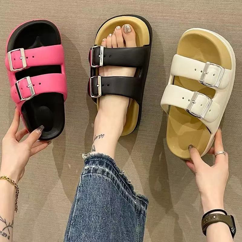 夏休闲款拖鞋女新款配裙子水洗拖鞋AX-86