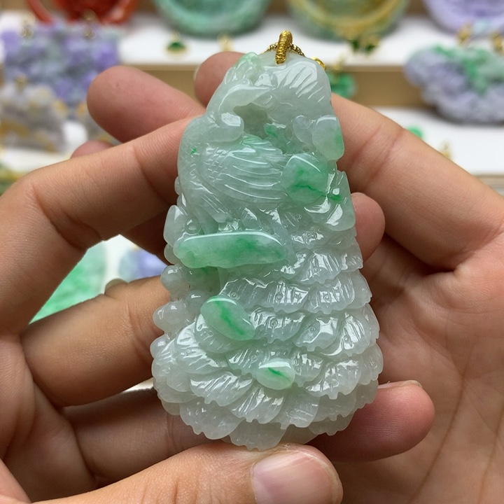 颈饰未镶嵌翡翠翡翠