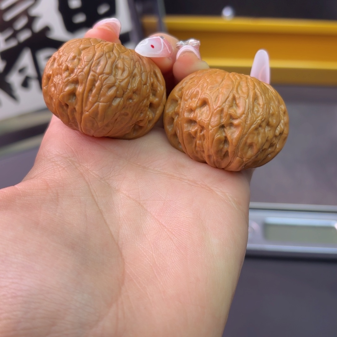 文玩核桃把件佳**袋铁锤 41微修