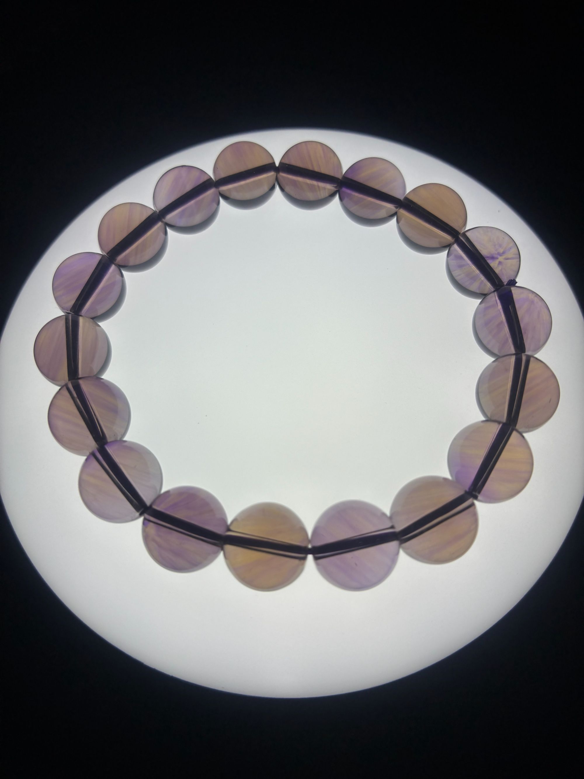 紫黄水手串10mm双A净体简约经典款