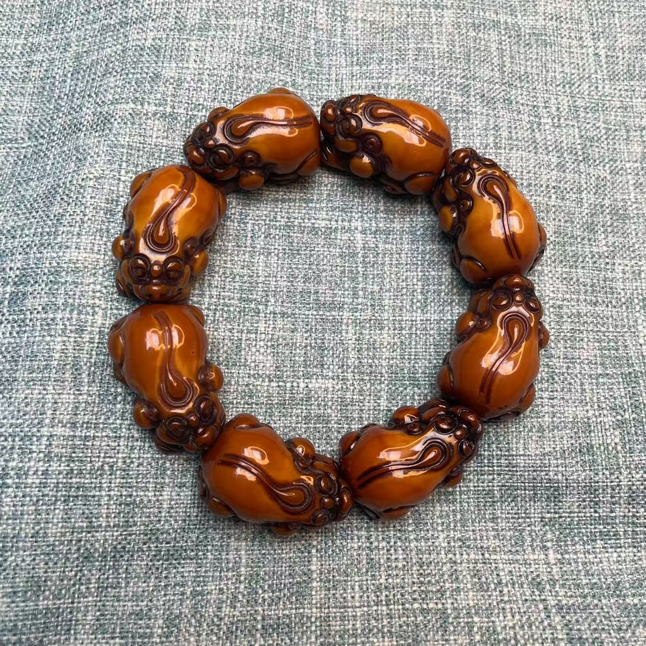 老料貔貅单圈手串瑶轩堂精选高端SC265