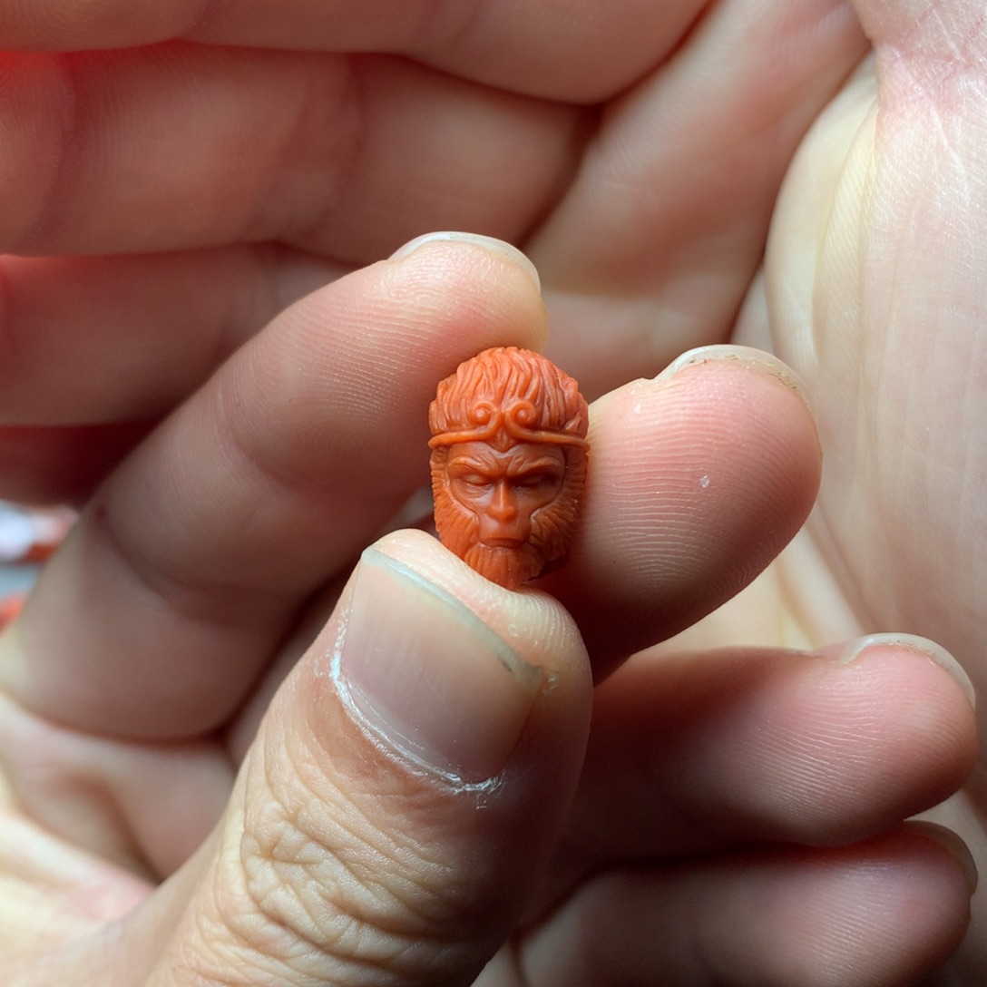 南红玛瑙未镶嵌1猴子