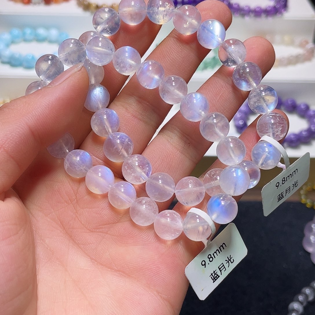 长石手链未镶嵌蓝月光9.8多样性任发其一