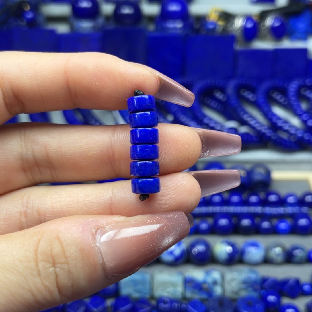 青金石未镶嵌7+隔片自*