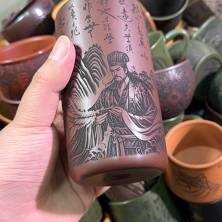 茶杯紫砂全手工紫砂主人杯