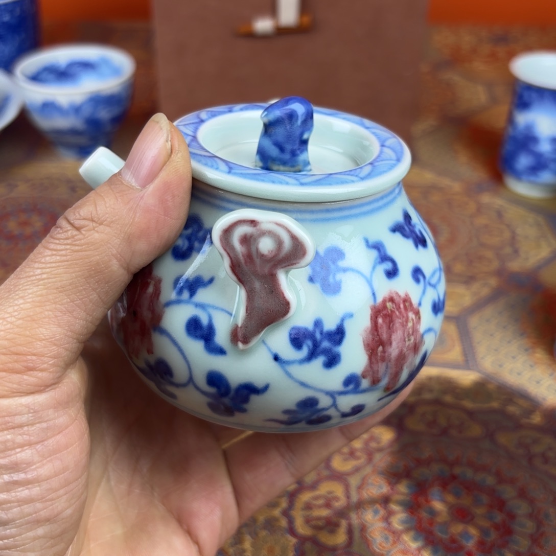 陶摆件手工手绘陶瓷