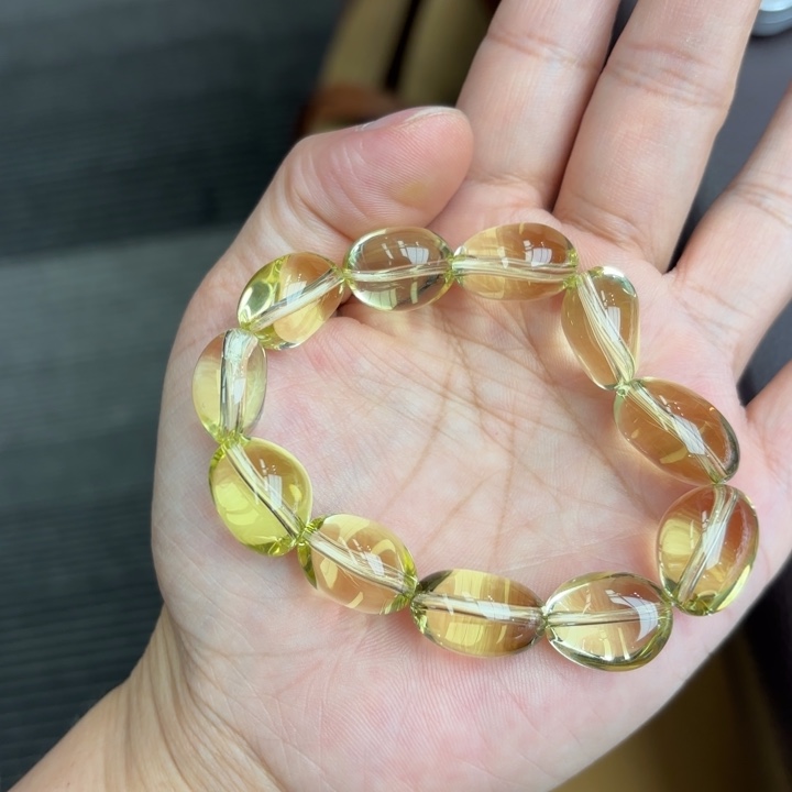 未镶嵌手链水晶黄水晶
