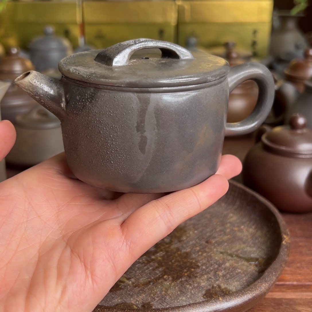 贵台龙窑柴烧茶壶A48
