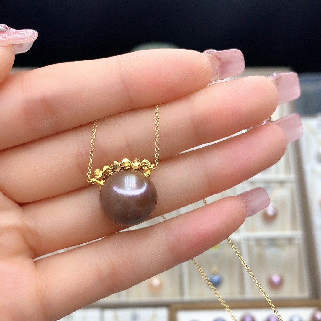 淡水珍珠颈饰合金