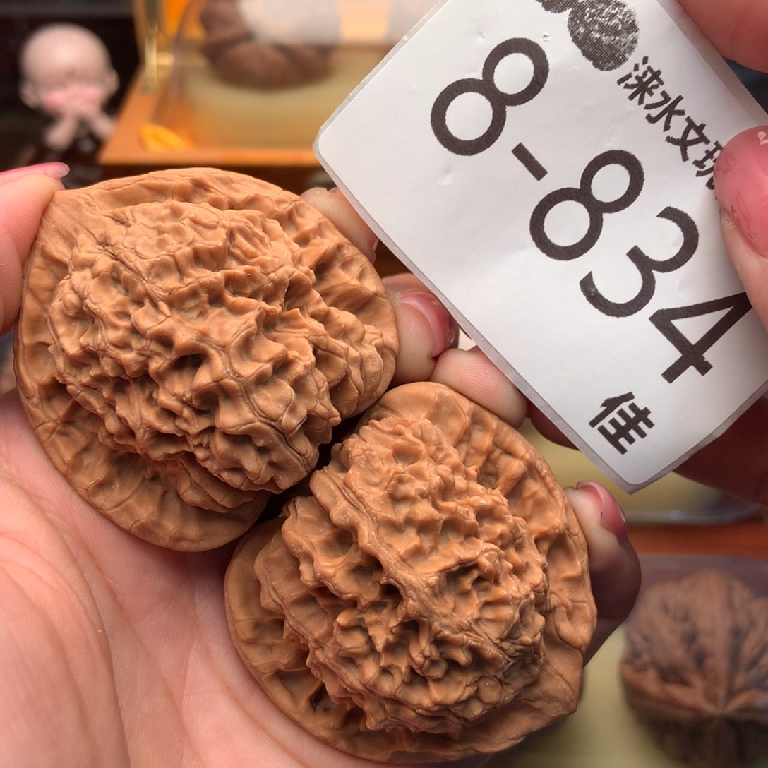 文玩核桃把件45官帽。