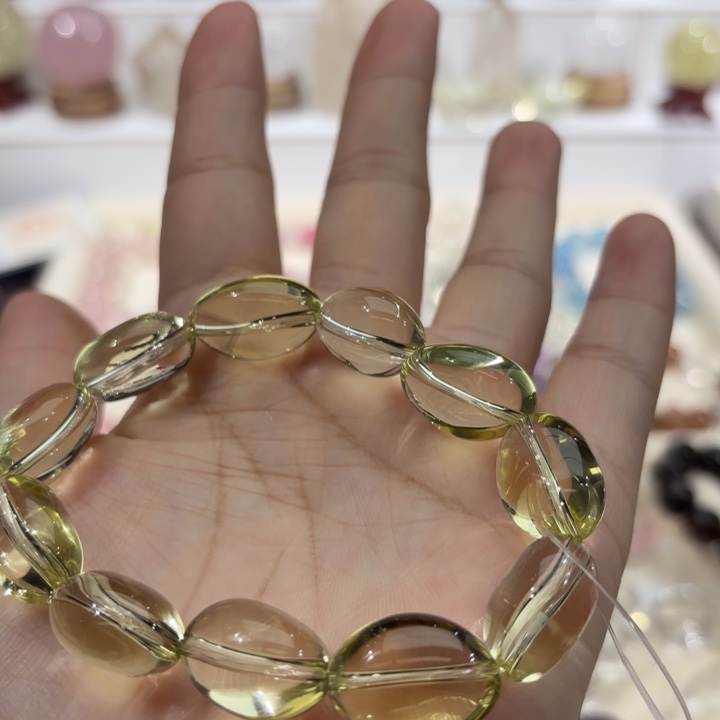 未镶嵌手链水晶黄水晶