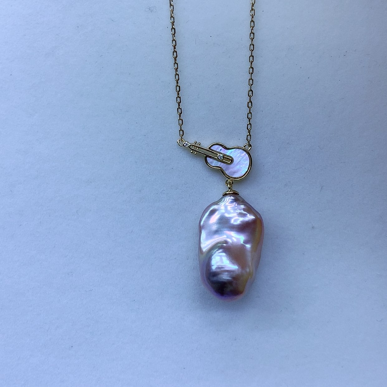 【闪购商品】淡水珍珠颈饰银S925镶嵌