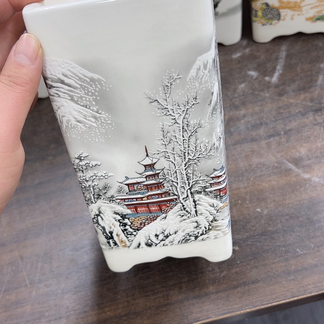 紫砂花盆288号瑕疵10/19cm