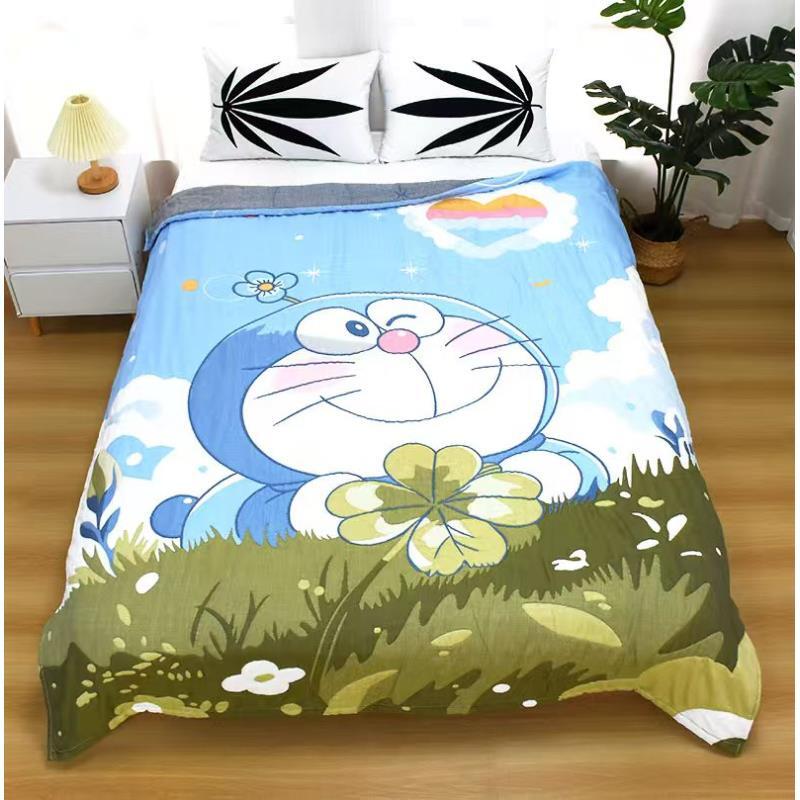 【草地哆啦】150cm*200cm 高端升级轻奢多功能超柔纱布泡芙被