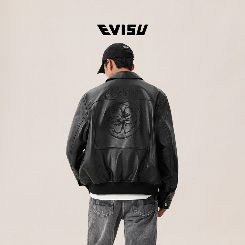 EVISU福神 2026春季新品男士家花刺绣夹克2ESHTM6LJ1021RXLT
