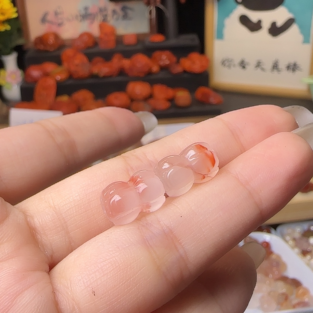 南红玛瑙未镶嵌吊坠(不含链)